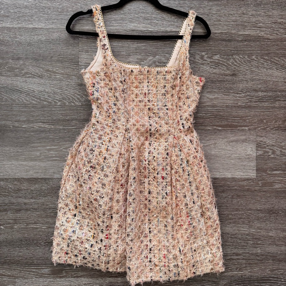 Anthropologie Maeve Multicolor Textured Mini Dress